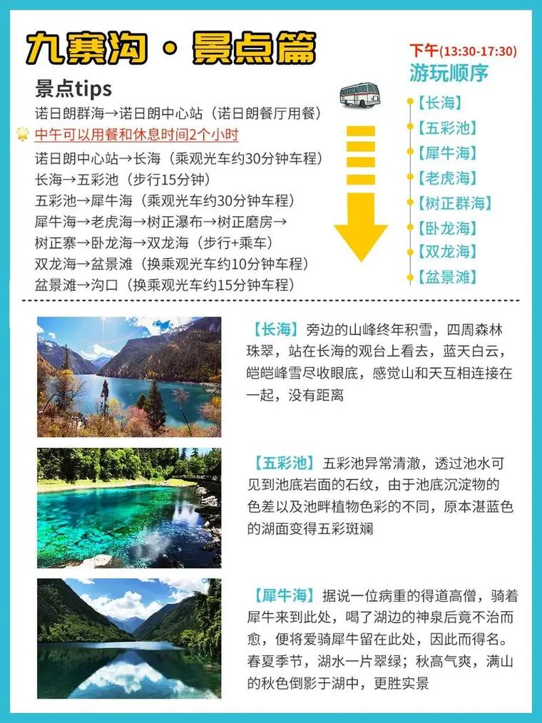 九寨溝旅游攻略，必玩的景點(diǎn)大全，九寨溝旅游攻略，必玩景點(diǎn)大全