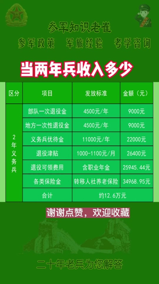 關(guān)于義務(wù)兵兩年能拿多少錢(qián)的全面解析，全面解析，義務(wù)兵兩年收入概覽