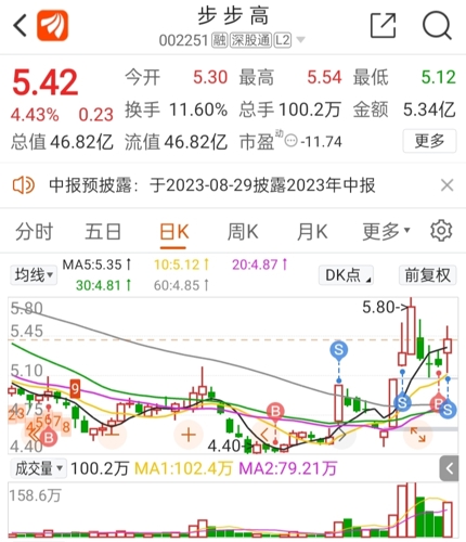 關(guān)于股票代碼002251步步高股票行情的全面解析，股票代碼002251步步高股票行情深度解析