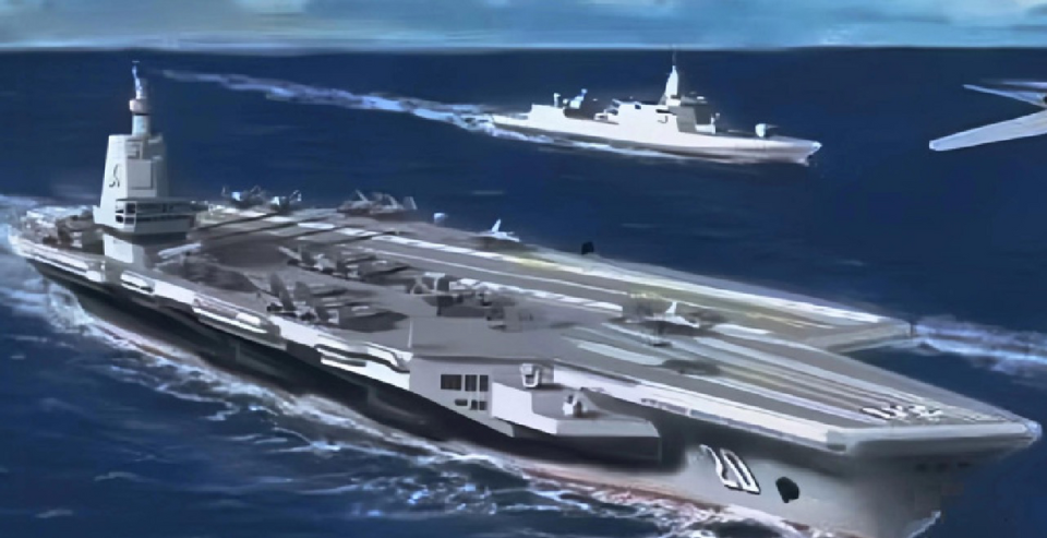 揭秘中國(guó)海軍的驕傲，004航母，揭秘中國(guó)海軍新星，004航母的榮耀